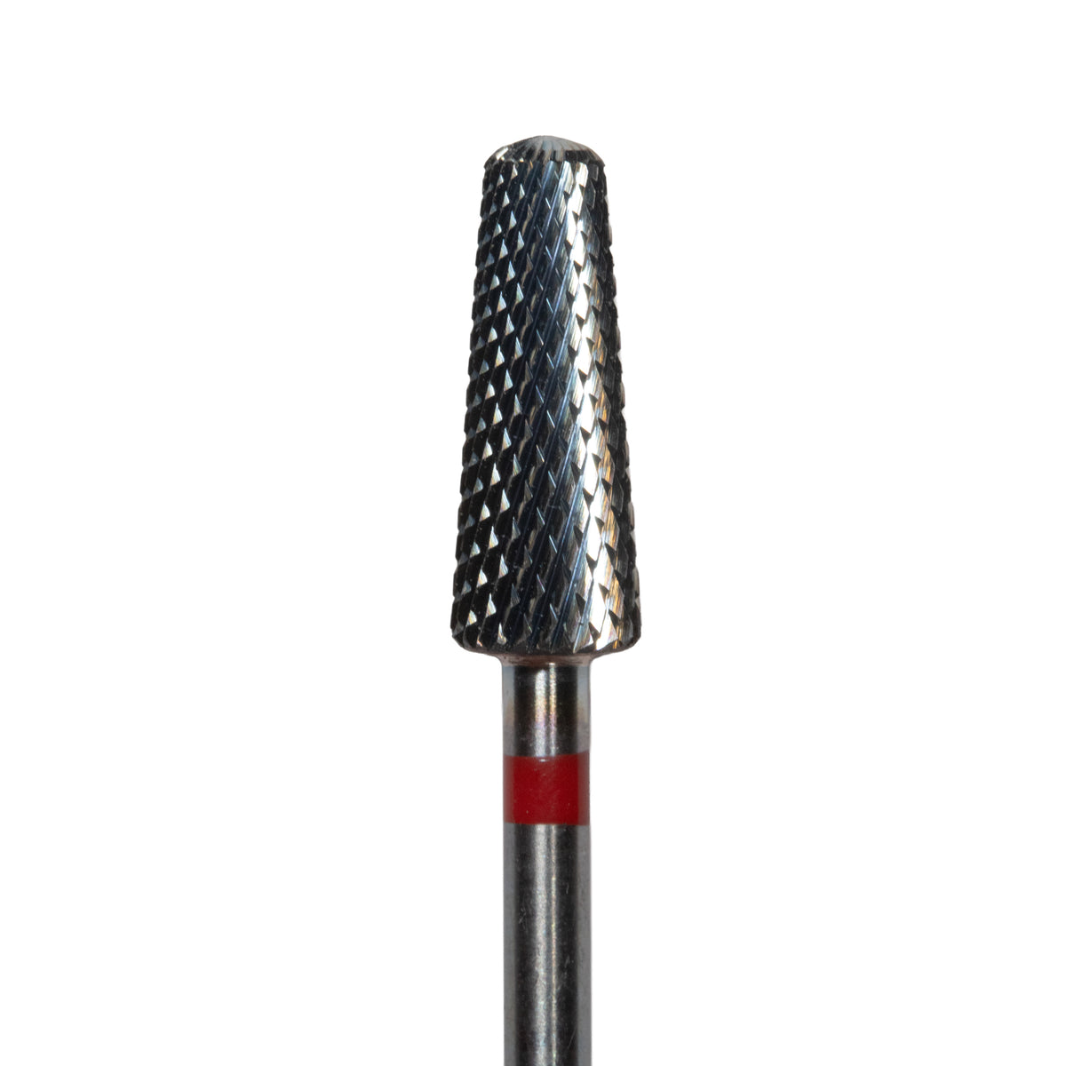 Bit freza unghii Freza - Cross Cut Conic Red, 5mm