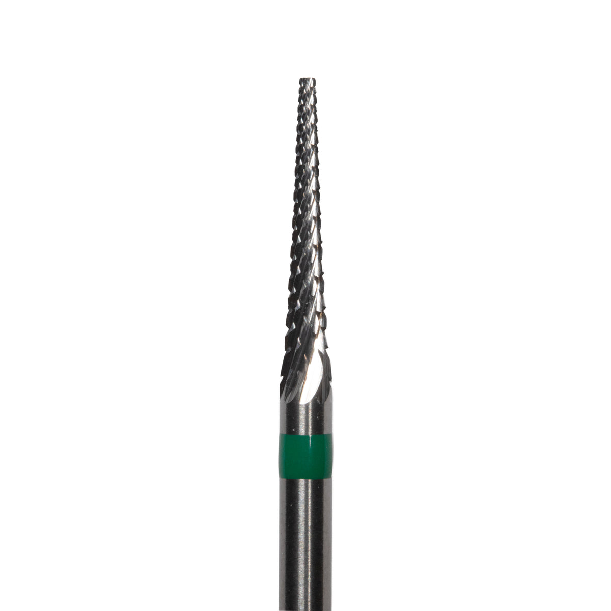 Bit freza unghii Freza - Cross Cut Thin Green, 2.3mm