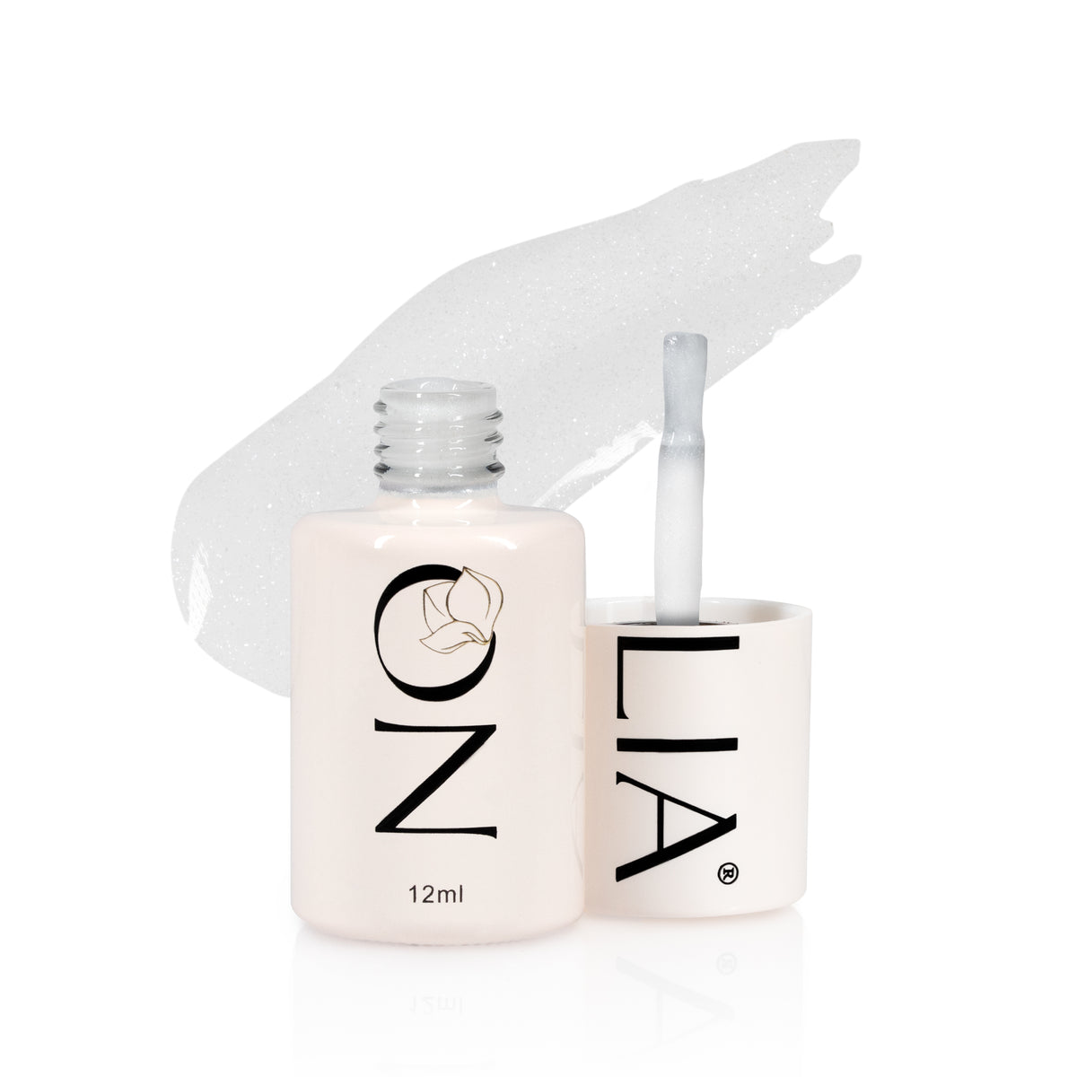 Baza cu fibra de sticla Nolia FiberGlow - Bridal Shimmer, 12ml
