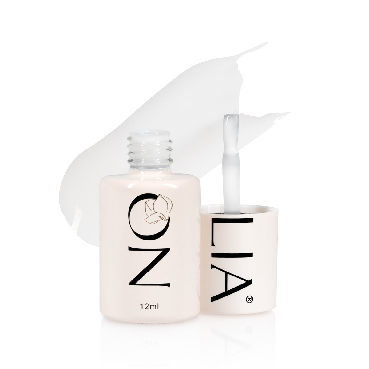 Baza cu fibra de sticla Nolia FiberGlow - Milk Cream, 12ml