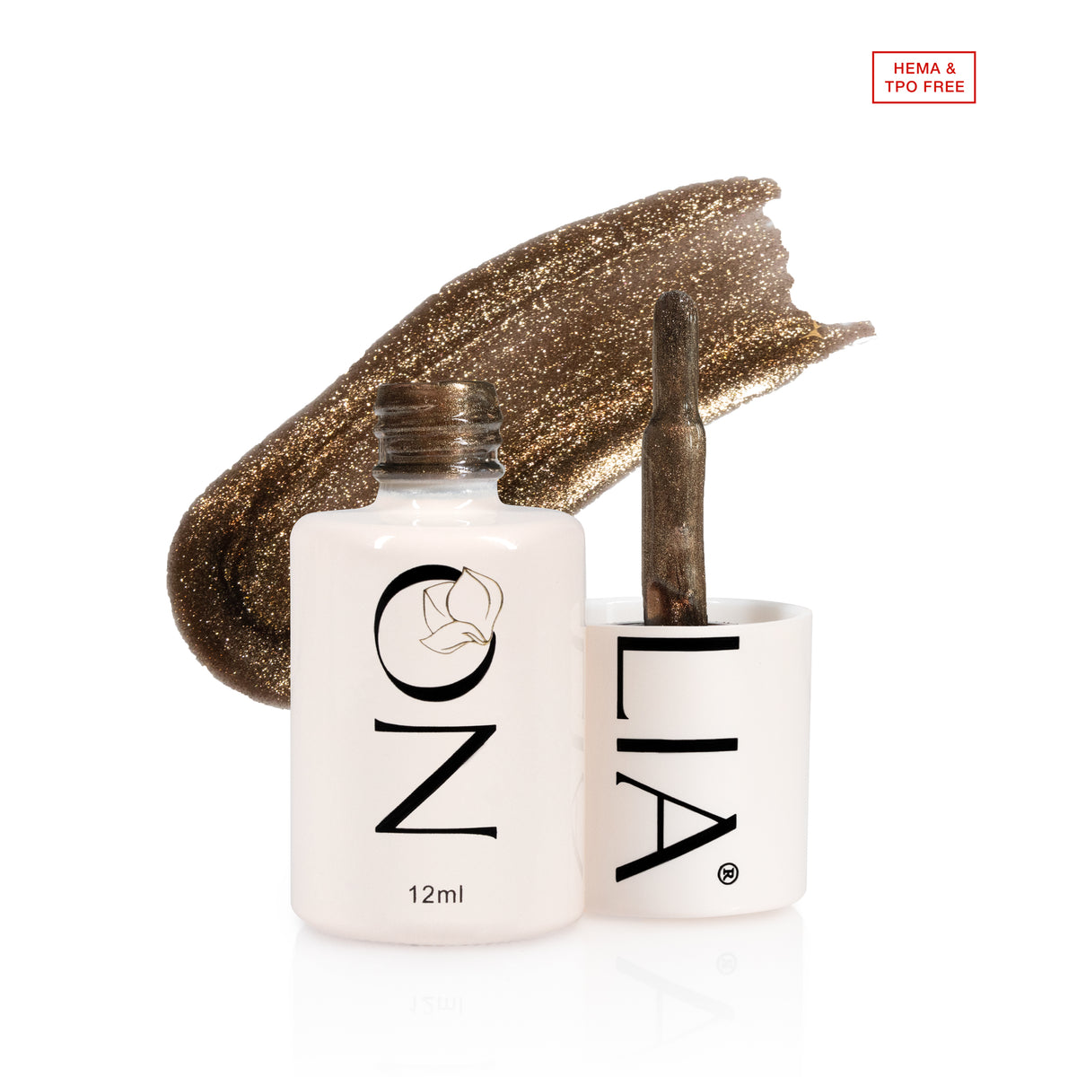 Oja semipermanenta Nolia GoldNight GN38 - Cinnamon Spice, 12ml