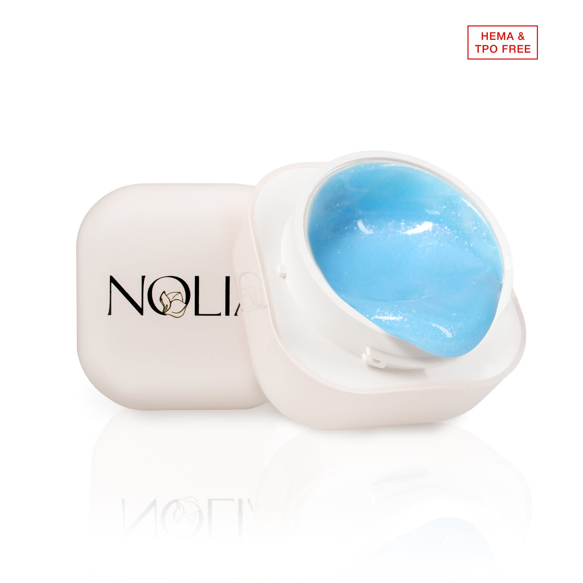 Gel de constructie Nolia GlitterGlow - Infinite Blue, 15ml