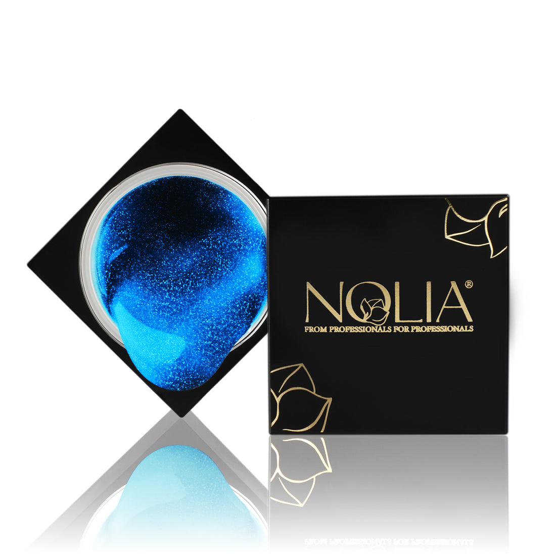 High Cover Gel HC312- SPARKLY COBALT