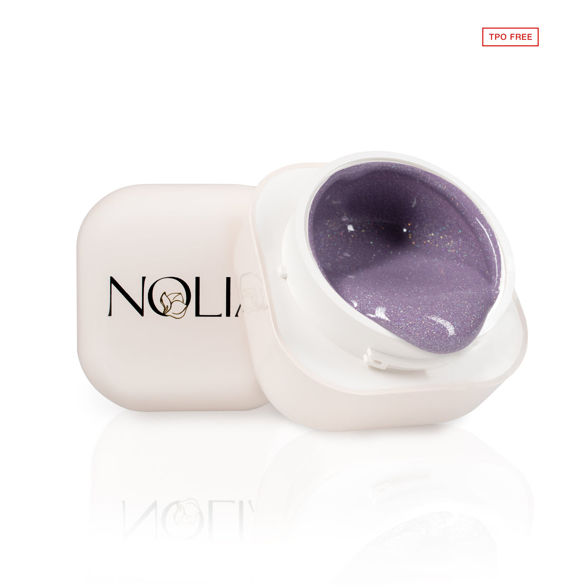 Gel colorat Nolia High Cover HC586 - Holo Purple, 5ml