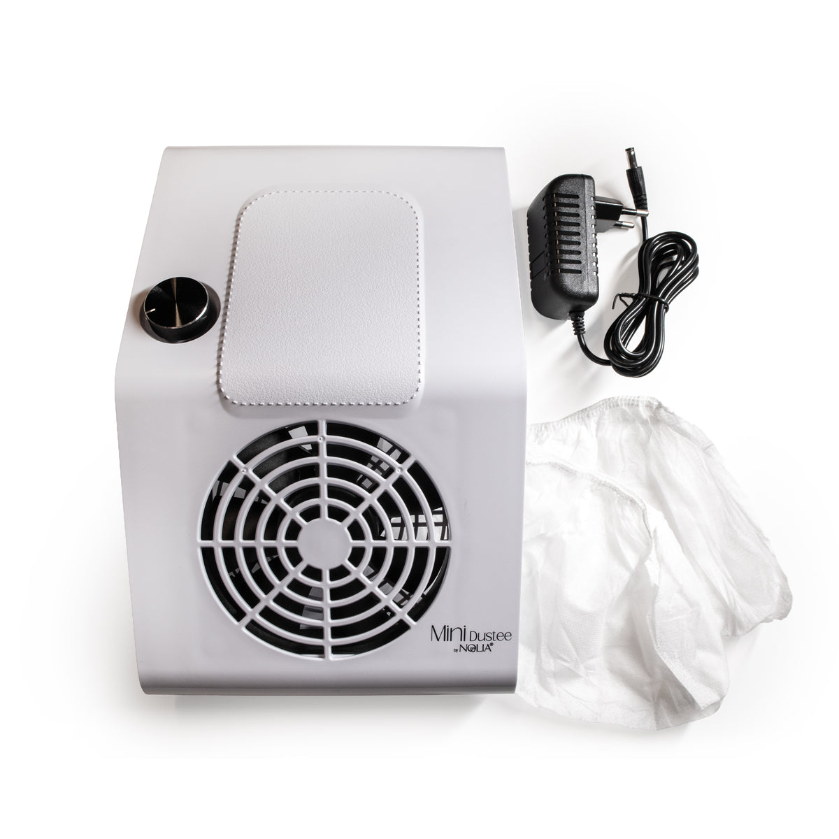 Nolia Mini Dustee Alb – aspirator praf unghii