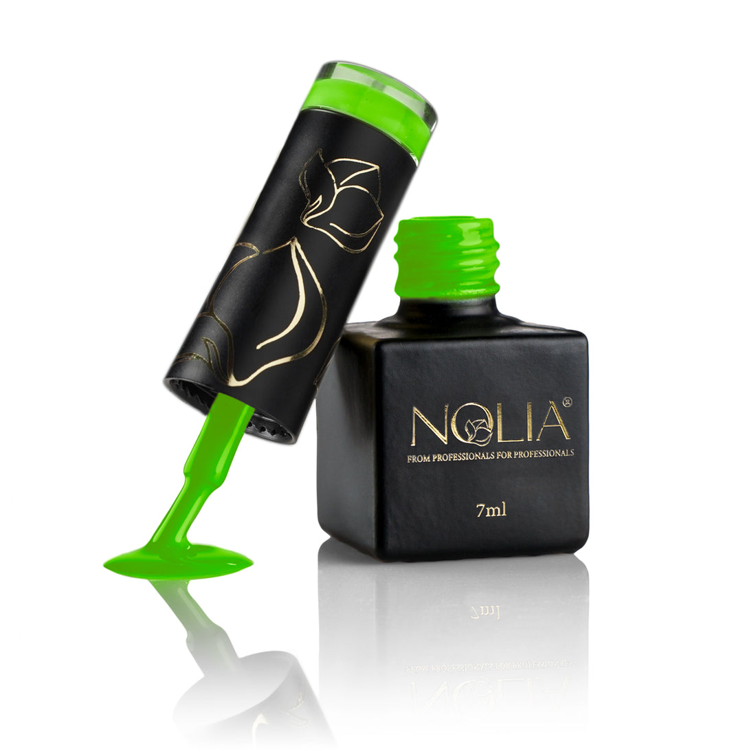 Gellack N132 - NEON GREEN - Nail Polishes - noliashop.ro 1