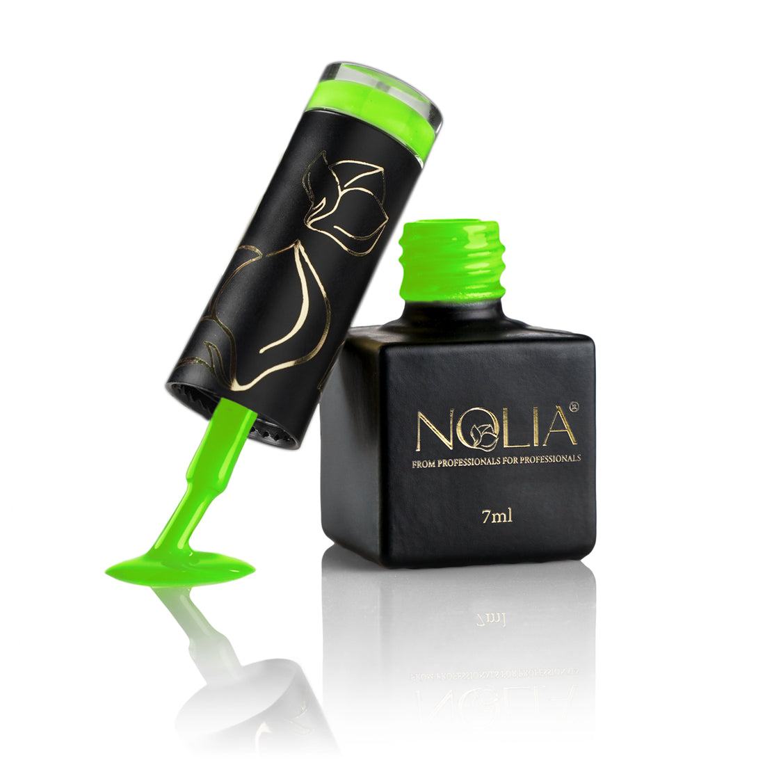 Gellack N132 - NEON GREEN - Nail Polishes - noliashop.ro 1