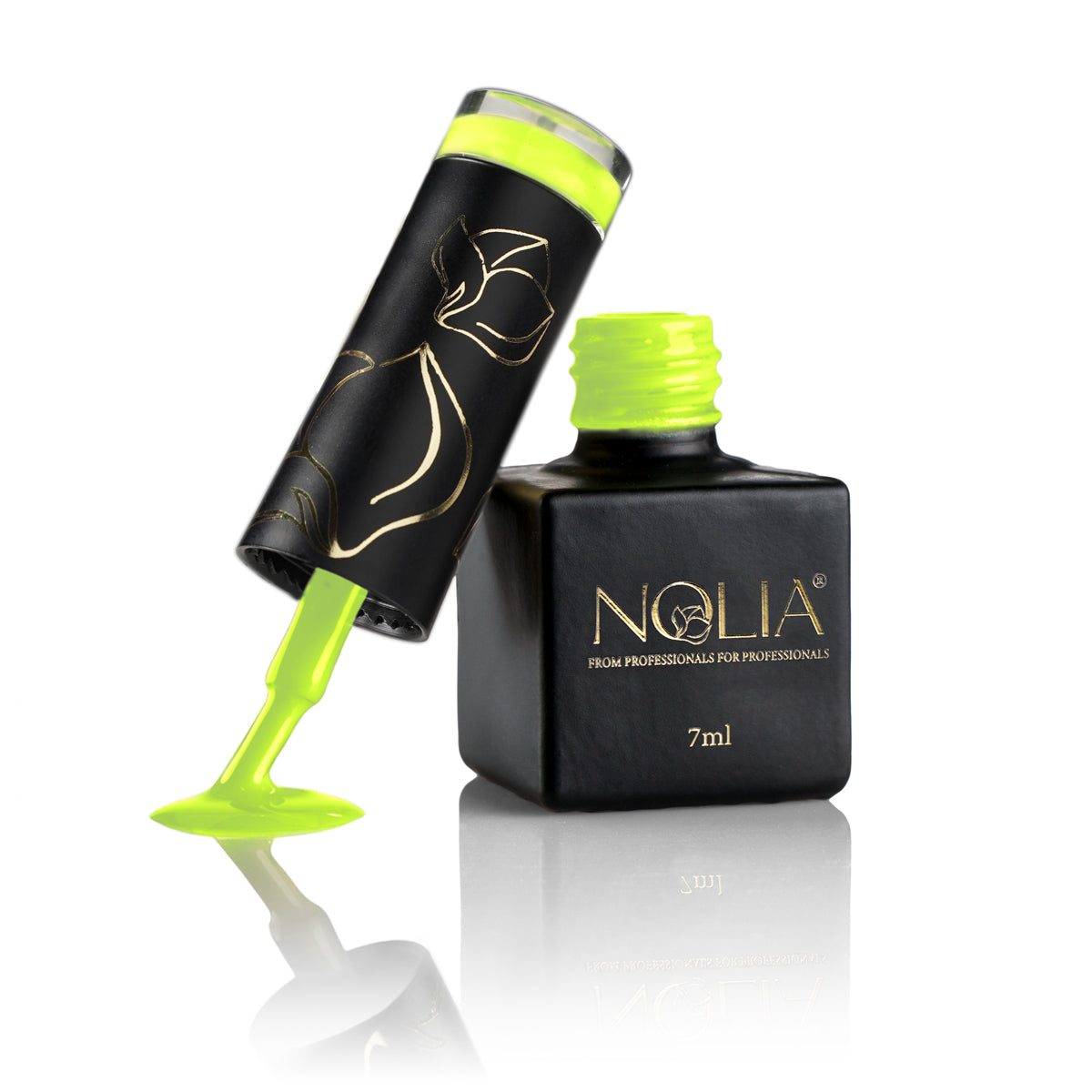 Gellack N135 - NEON YELLOW - Nail Polishes - noliashop.ro 1