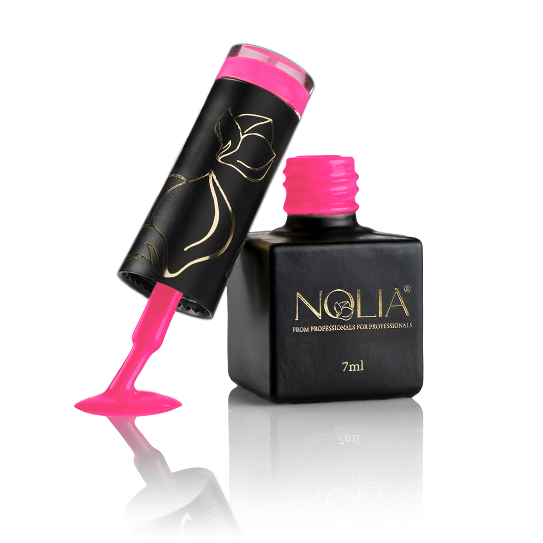 Gellack N152 - NEON FUCHSIA - Nail Polishes - noliashop.ro 1