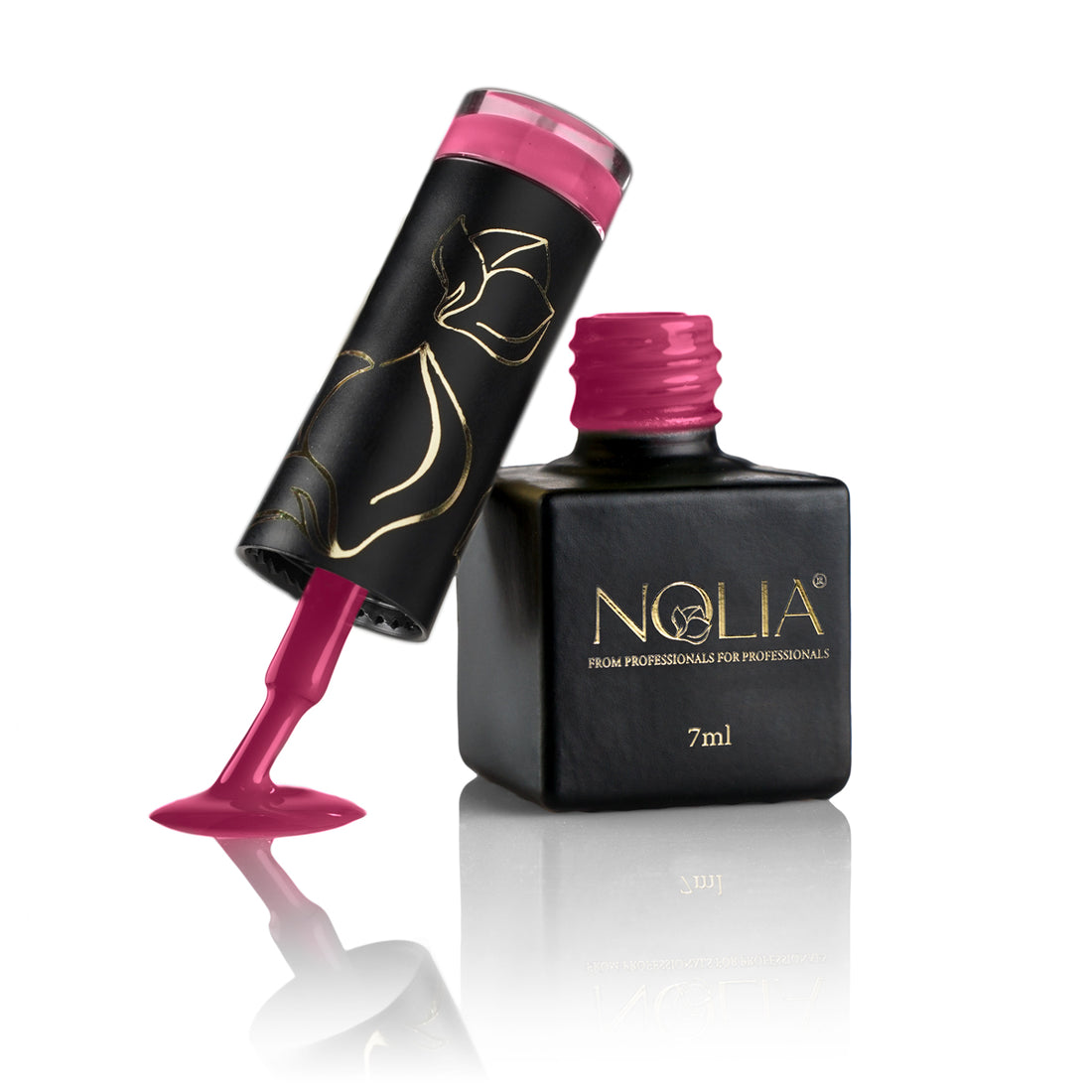 Gellack N215 - NEON RASPBERRY - Nail Polishes - noliashop.ro 1