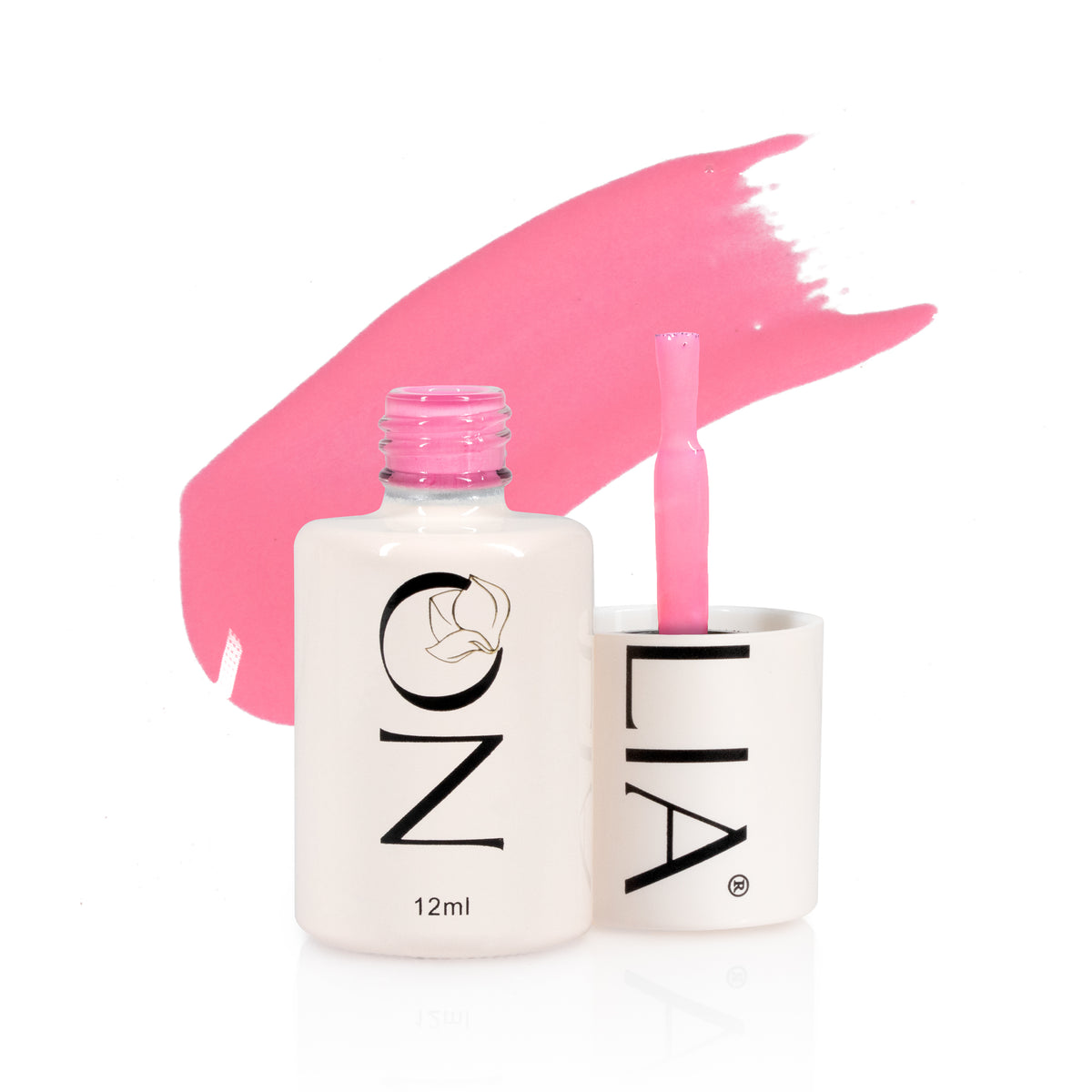 Oja semipermanenta Nolia N255 - Neon Pinkpuff, 12ml