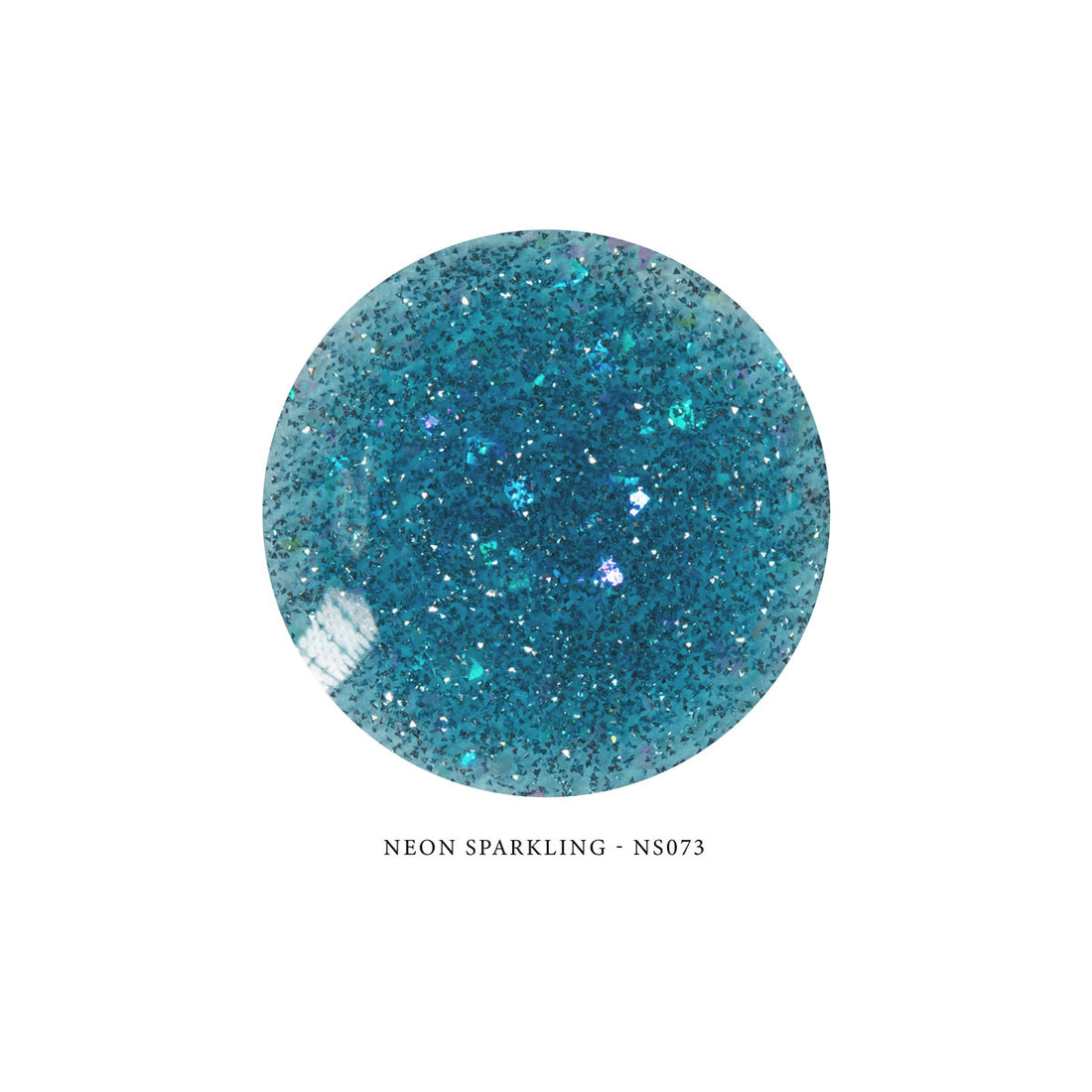 Neon Sparkling Builder Gel NS073 - PACIFIC BLUE 15ml