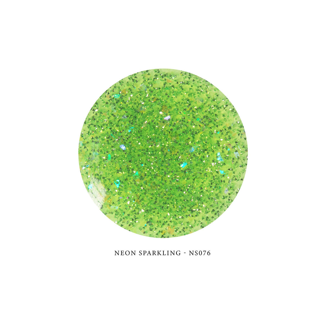 Neon Sparkling Builder Gel NS076 - SPRING GREEN 15ml