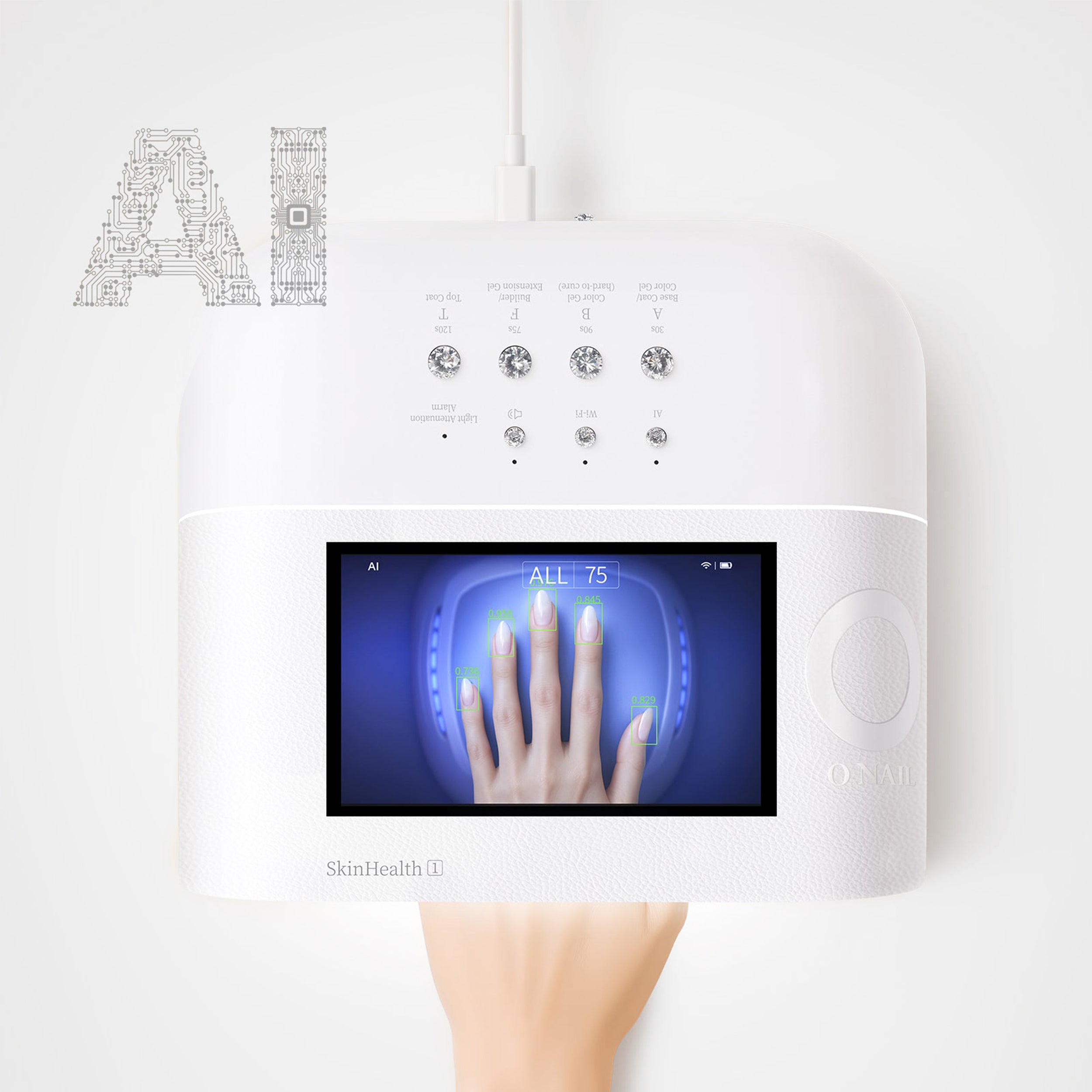 ONAIL AIライト Onail AI NAIL LAMP - Nolia Shop Romania