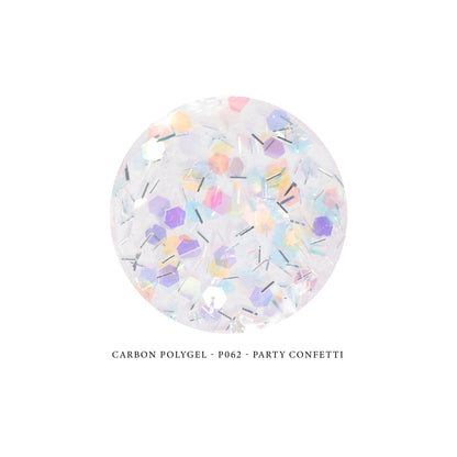 Carbon Polygel P062 - PARTY CONFETTI 30g