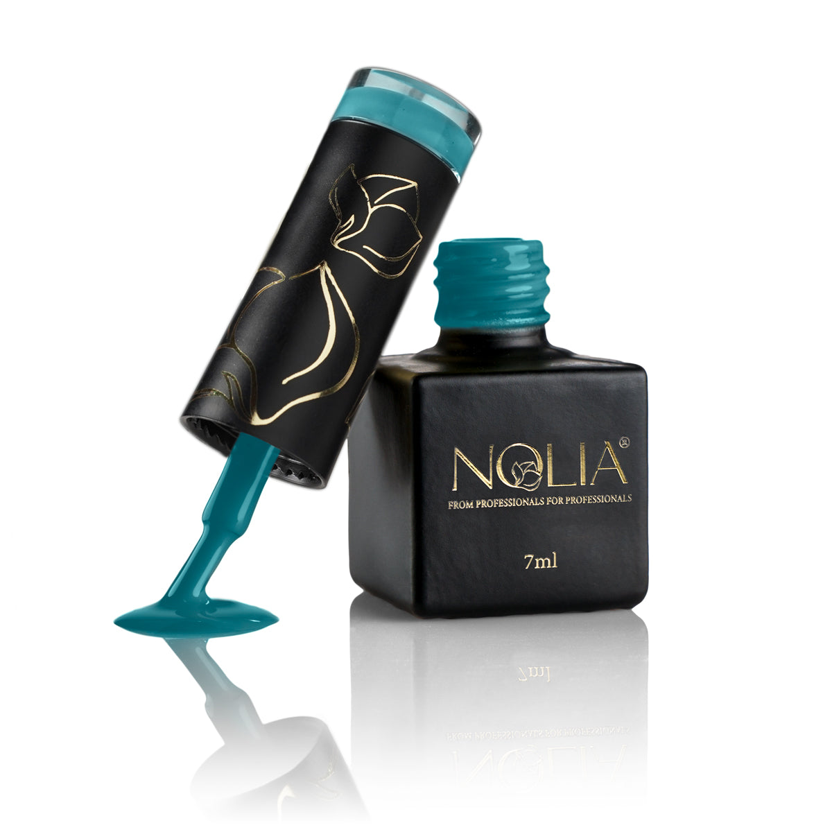 Gellack P501 - DEEP TURQUOISE - Nail Polishes - noliashop.ro 1