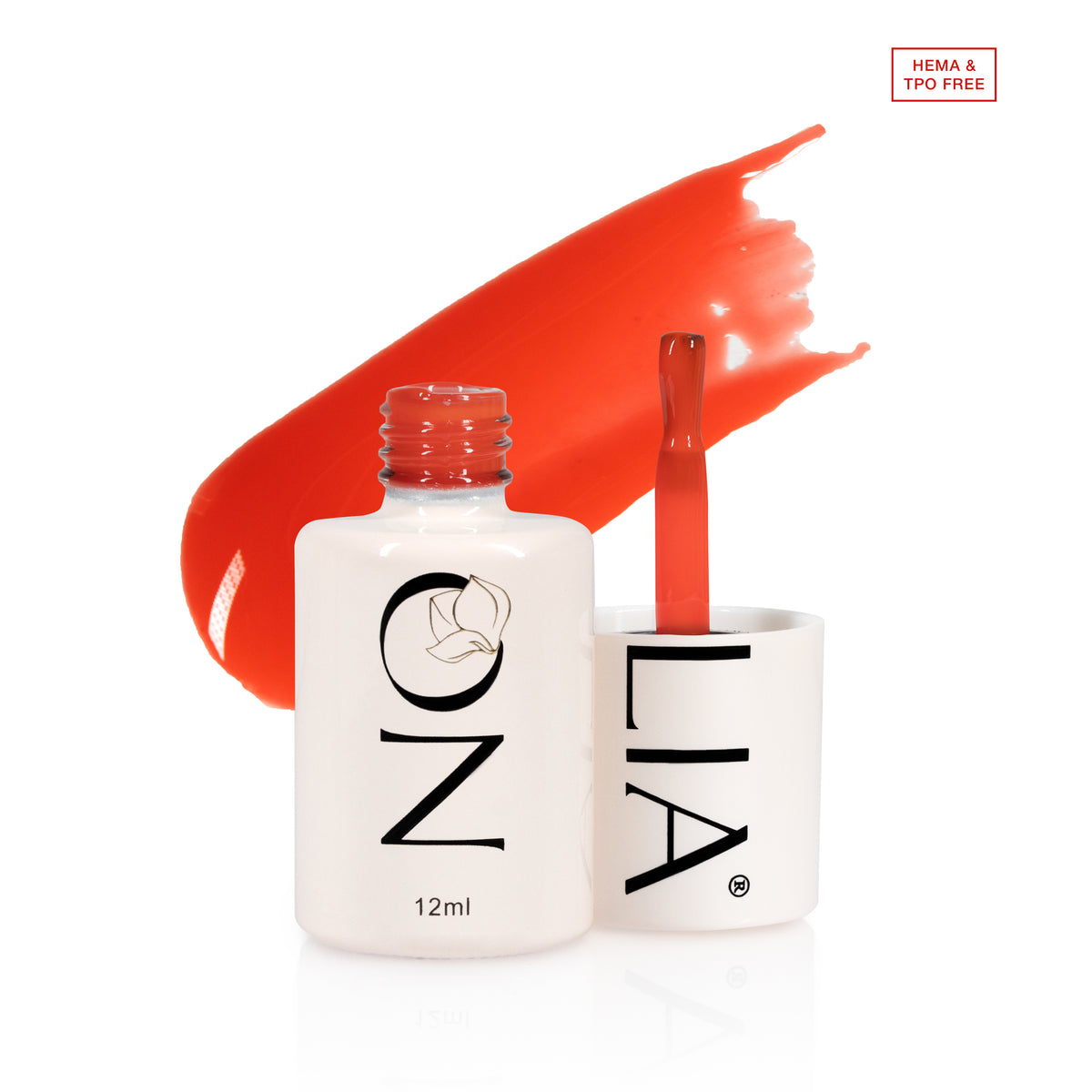 Polygel lichid Nolia ProLiquid PL171 - Neon Carrot, 12ml