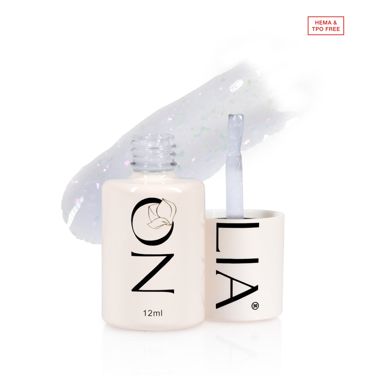 Polygel lichid Nolia ProLiquid PL176 - Holo Milky, 12ml