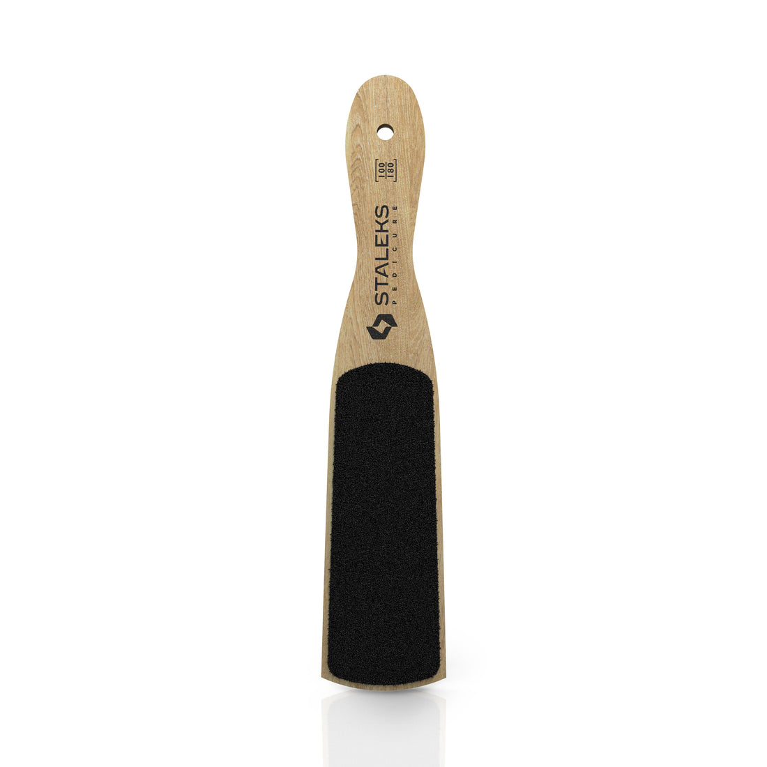 Pila pedichiura lemn curbata Staleks Beauty &amp; Care 10 Tip 2, granulatie 100/180