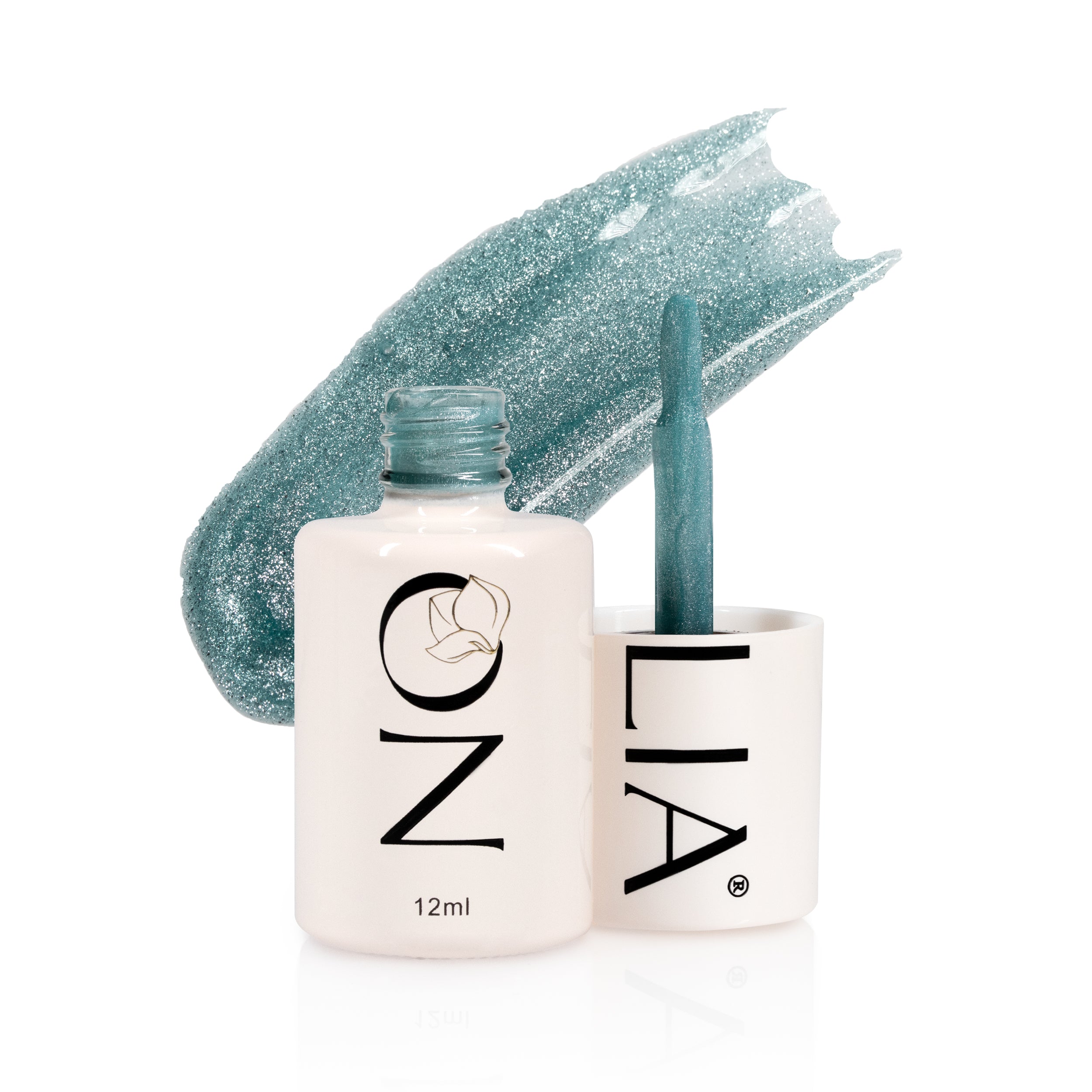 Rubber Base Nolia Cat-Eye - Crystal Aqua