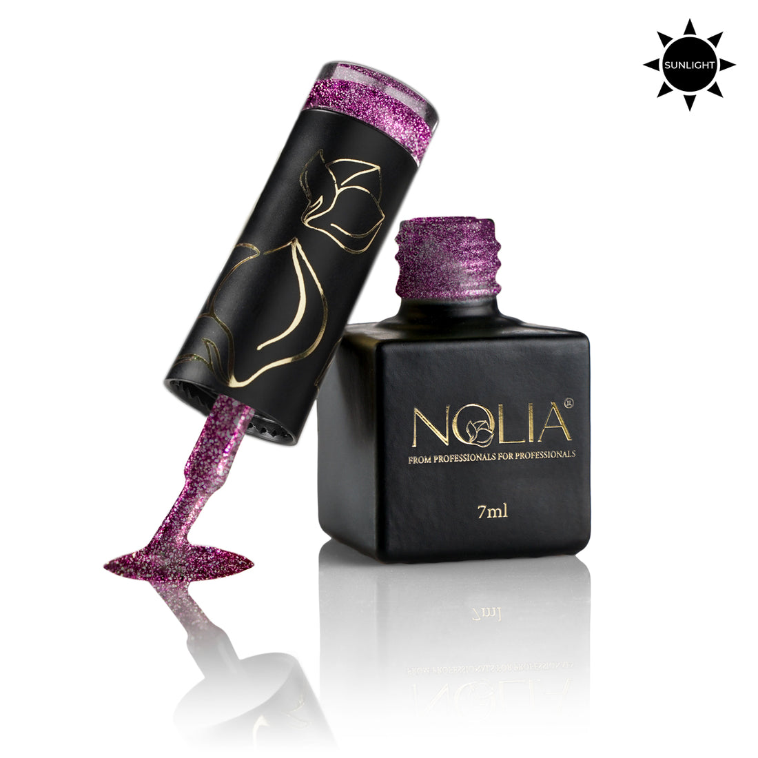 Gellack SOLAR ILLUSION SI36- Fuchsia - Nail Polishes - noliashop.ro 1