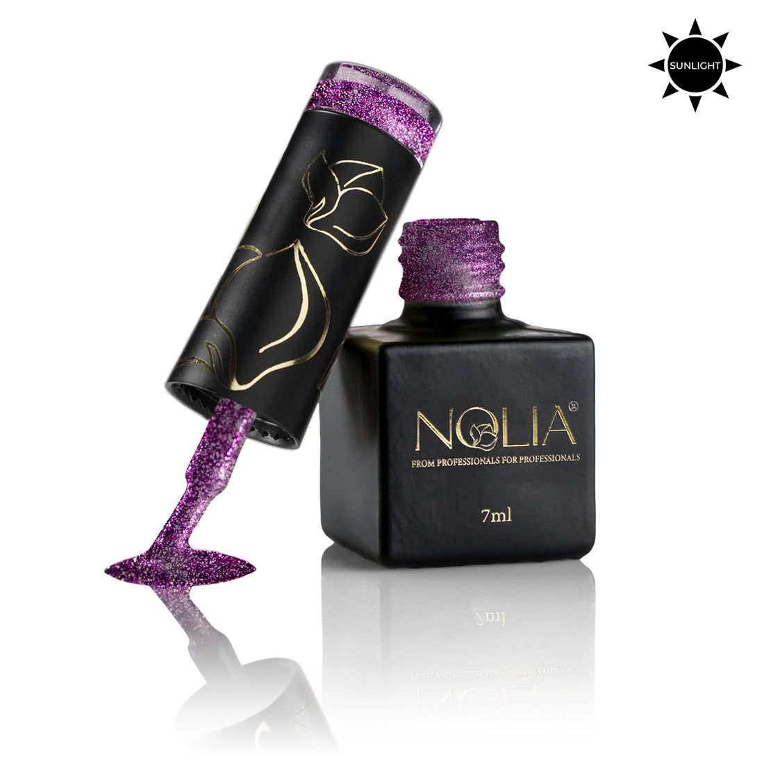 Gellack SOLAR ILLUSION SI37- Purple - Nail Polishes - noliashop.ro 1