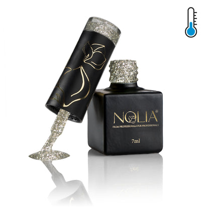 Gellack Sparkly Thermo - ST101 - CHAMPAGNE - Nail Polishes - noliashop.ro 1