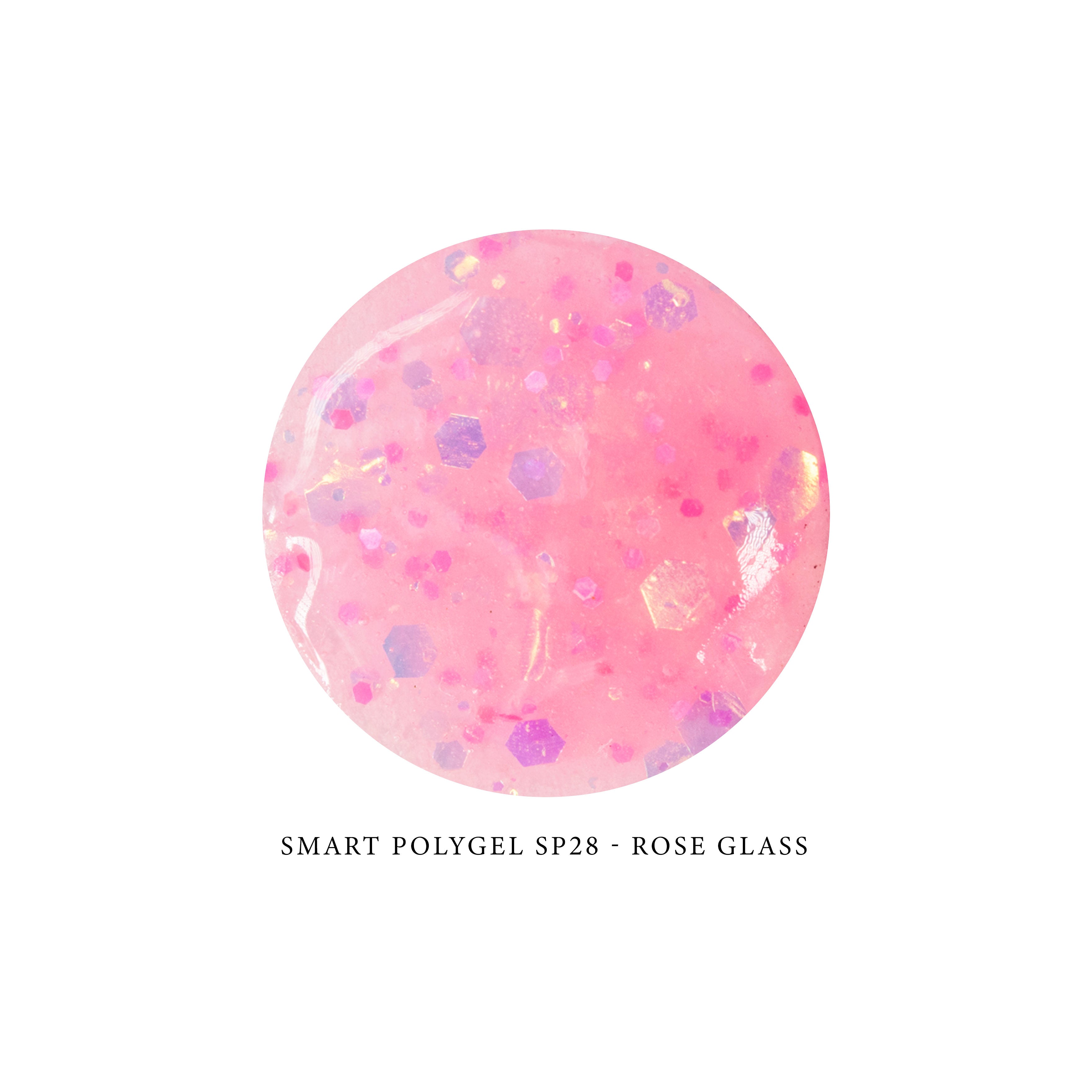 Smart Polygel SP28 - ROSE GLASS 15ml