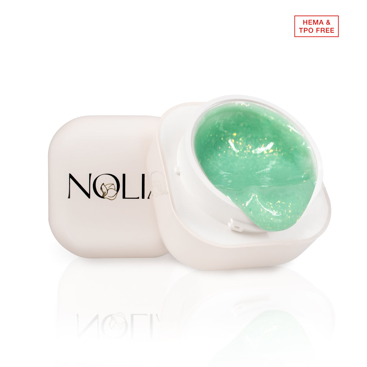 Gel de constructie Nolia SparkleSculpt - Carnation Green, 15ml