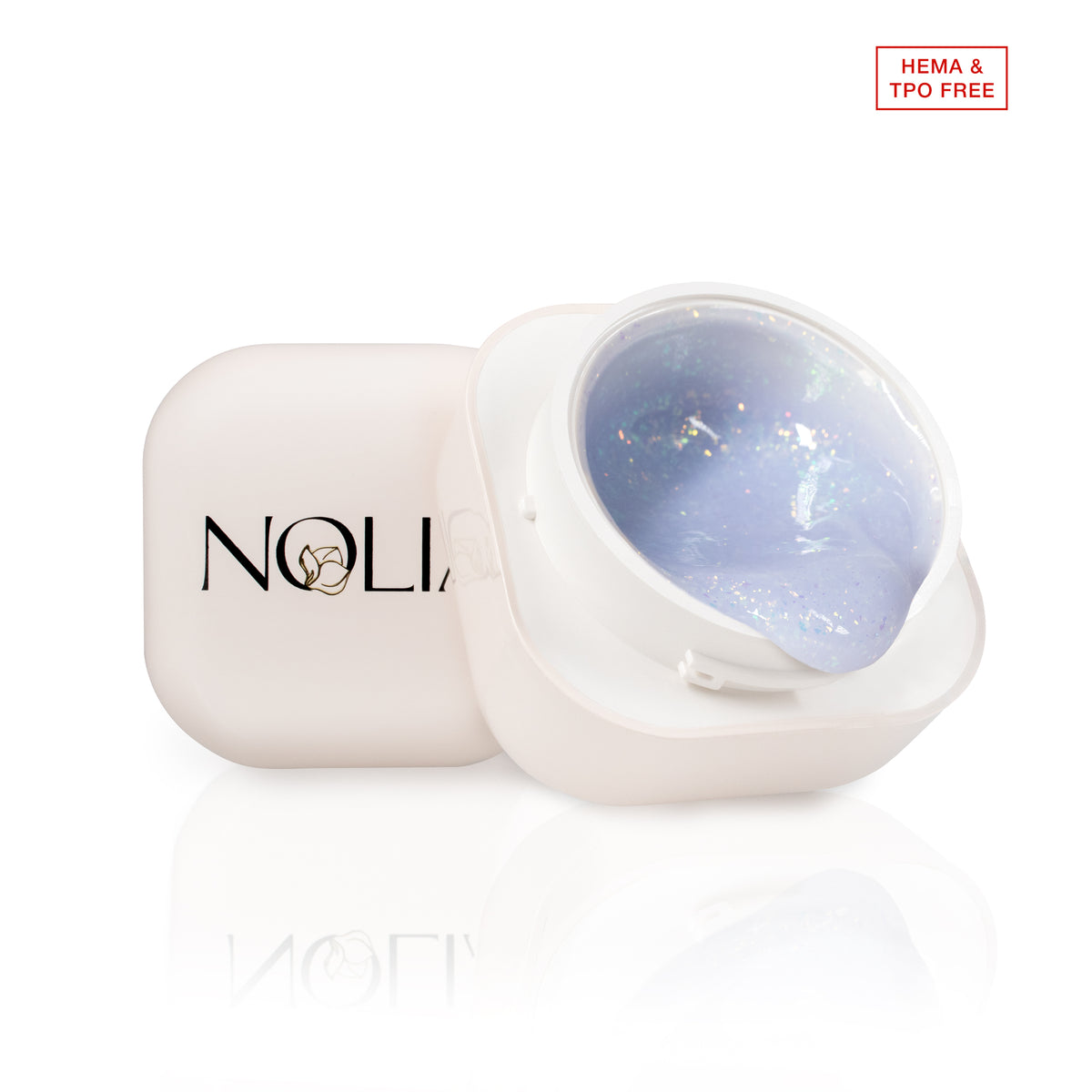 Gel de constructie Nolia SparkleSculpt - Hymalaya Blue, 15ml