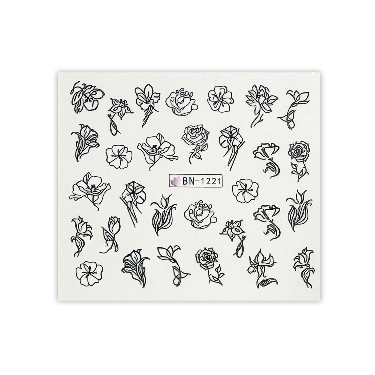 Sticker Nailart - BN-1221