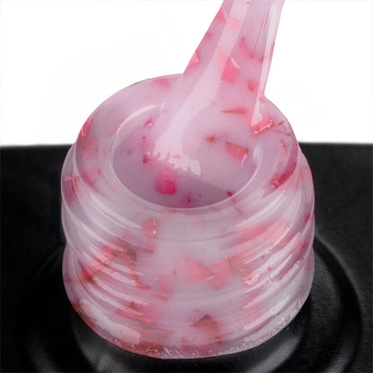 Confetti Rubber Base CRB117- PINK ROSE- Nail Polishes - noliashop.ro 2