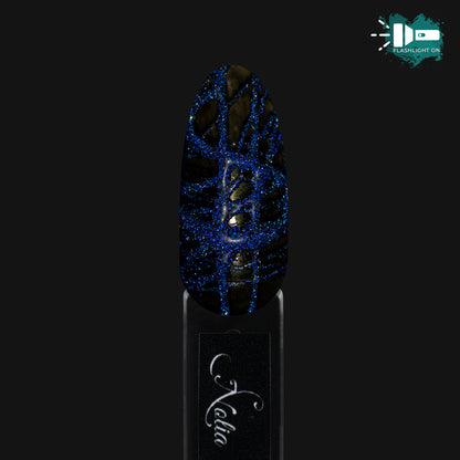 Flashy Elastic Color Gel FE04- Blue - Nail Polishes - noliashop.ro 3
