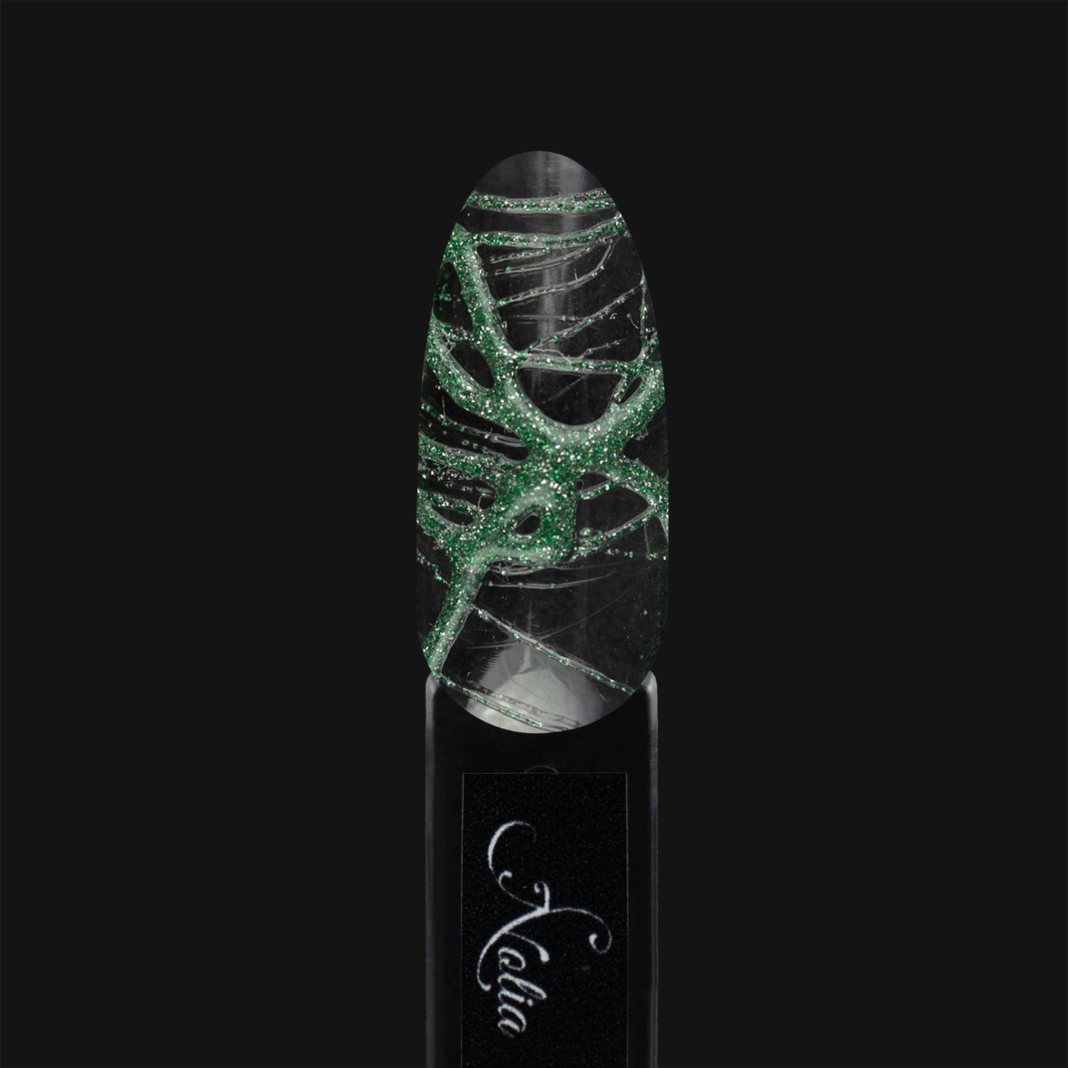 Flashy Elastic Color Gel FE05- Green - Nail Polishes - noliashop.ro 2