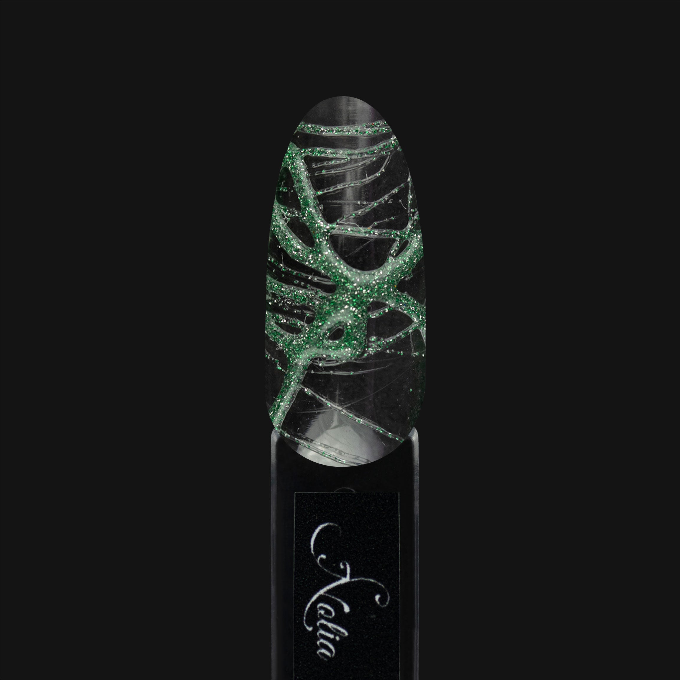Flashy Elastic Color Gel FE05- Green - Nail Polishes - noliashop.ro 2