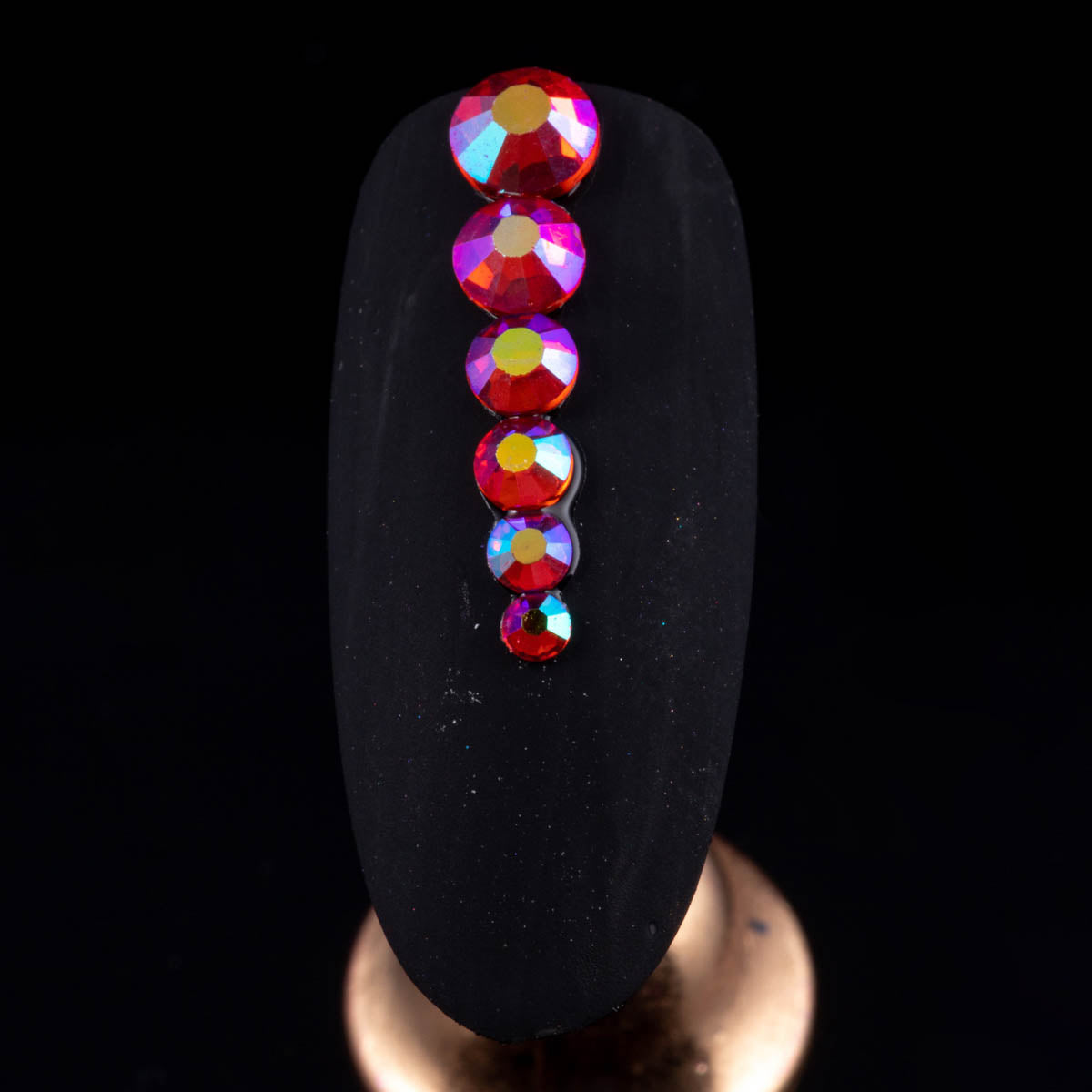 Cristale 1440 BUC - Red - Nails - noliashop.ro 1